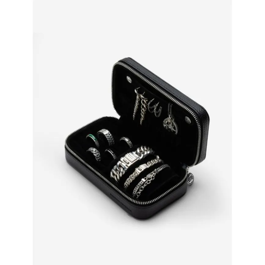 Buddha to Buddha Jewelry Travel Case Black Medium New