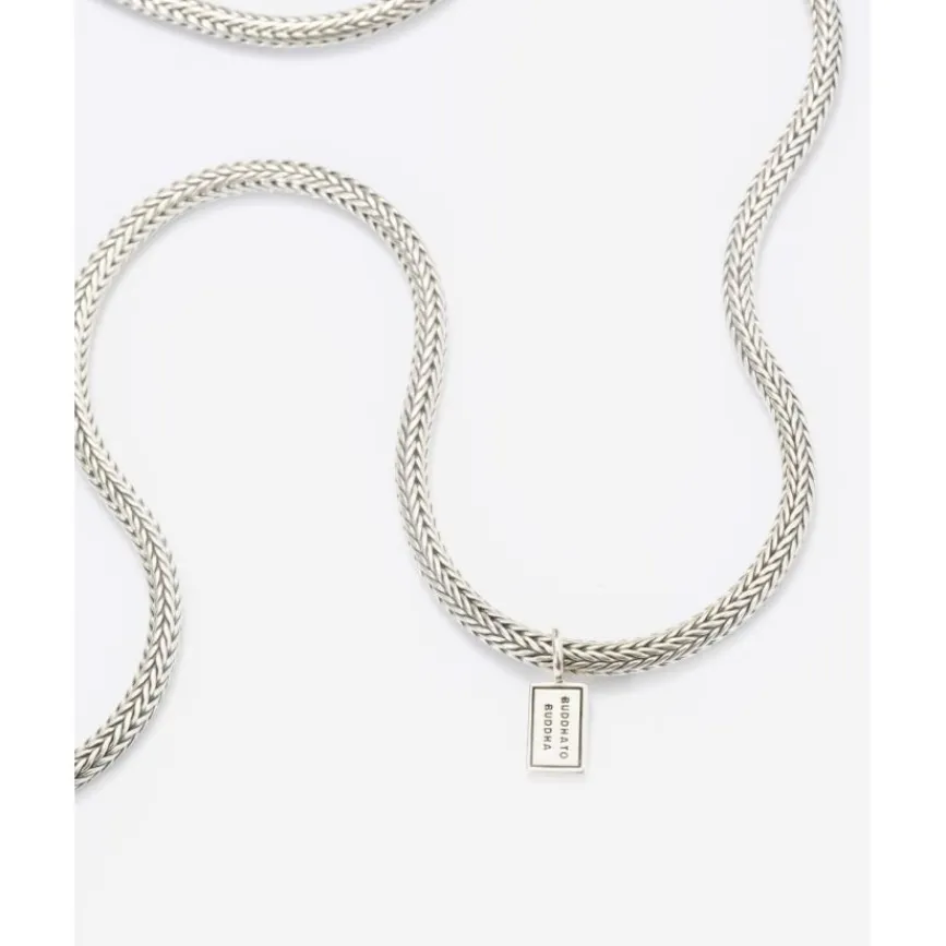 Buddha to Buddha Ketting Ellen Mini Zilver 60 cm Discount