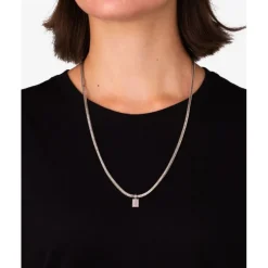 Buddha to Buddha Ketting Ellen Mini Zilver 60 cm Discount