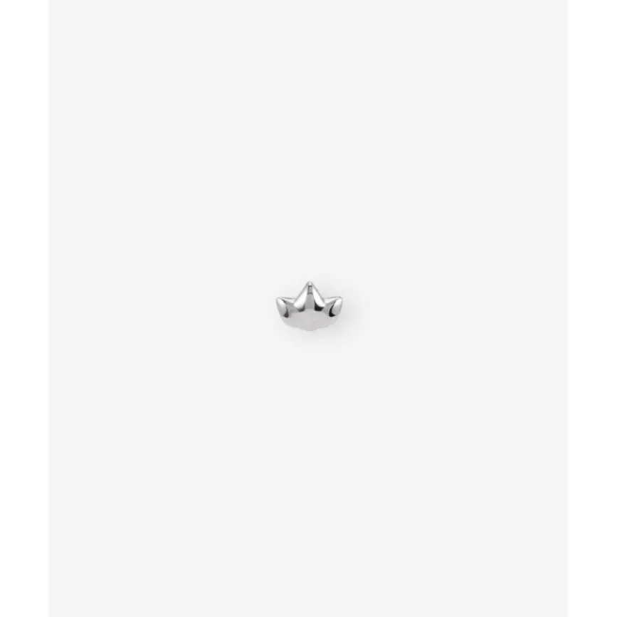 Buddha to Buddha Lotus Knopje Flatback Zilver Single Piece Outlet