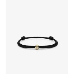 Buddha to Buddha Nathalie Bead Koordarmband Goud 14kt Zwart Discount