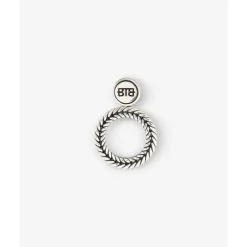 Buddha to Buddha Oorbel Barbara Rond Zilver Single Piece Clearance