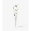 Buddha to Buddha Oorbel Chain Gradient Zilver Single Piece Sale