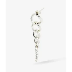 Buddha to Buddha Oorbel Chain Gradient Zilver Single Piece Sale