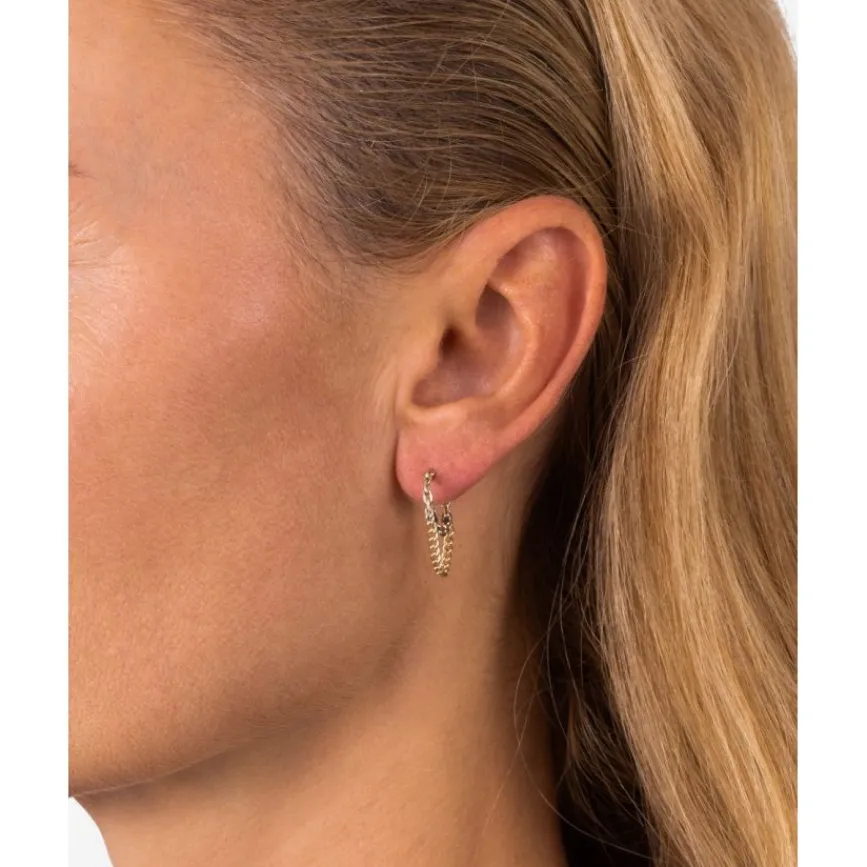 Buddha to Buddha Oorbel Essential Goud 14kt Single Piece Fashion