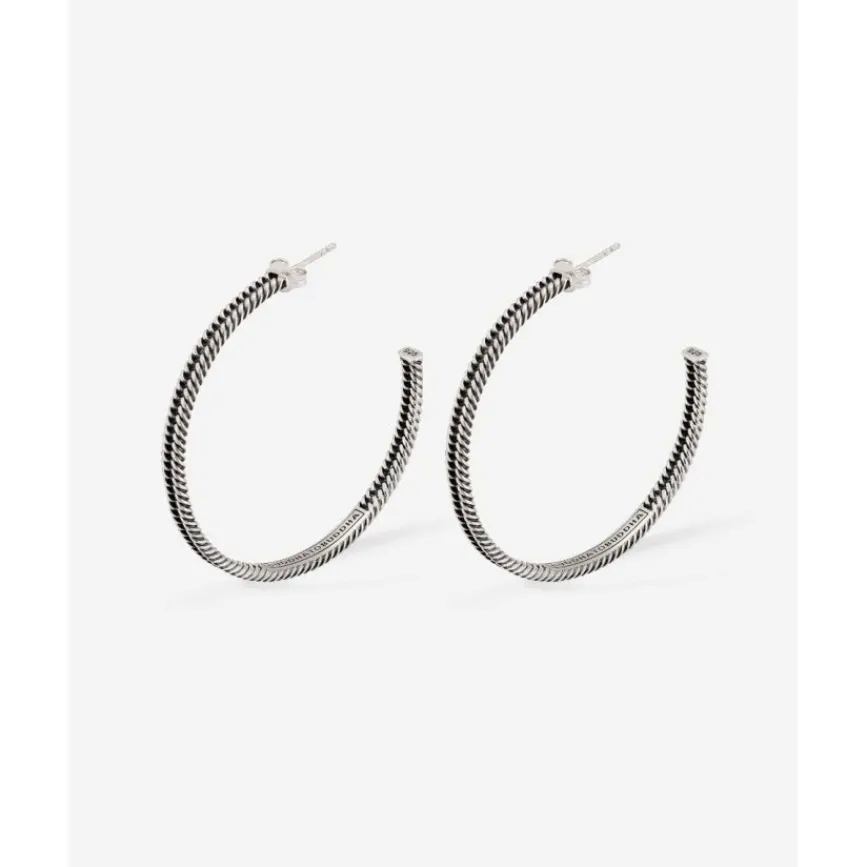 Buddha to Buddha Oorbellen Chain Hoop Discount