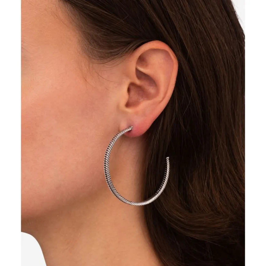 Buddha to Buddha Oorbellen Chain Hoop Discount