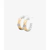 Buddha to Buddha Oorbellen George Limited Hoepel Zilver Brons Clearance