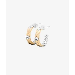Buddha to Buddha Oorbellen George Limited Hoepel Zilver Brons Clearance