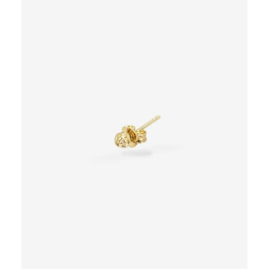 Buddha to Buddha Oorknopje Katja Verguld Single Piece New