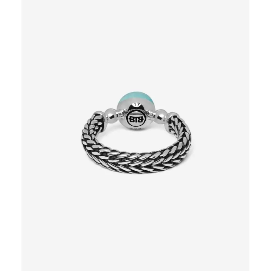 Buddha to Buddha Ring Batas Sphere Amazoniet New
