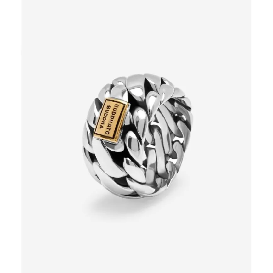 Buddha to Buddha Ring Ben Limited Zilver Goud 14kt Discount