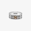 Buddha to Buddha Ring Esther Dubbel Mini Limited Zilver Goud 14kt Outlet