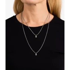 Buddha to Buddha Stacking Ketting Barbara Zilver 46-50 cm Sale