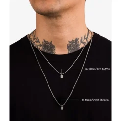 Buddha to Buddha Stacking Ketting Barbara Zilver 46-50 cm Sale