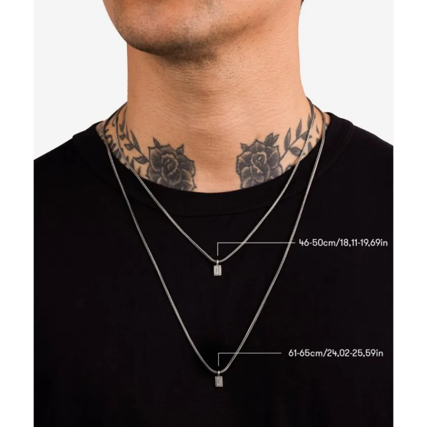 Buddha to Buddha Stacking Ketting Barbara Zilver 46-50 cm Sale