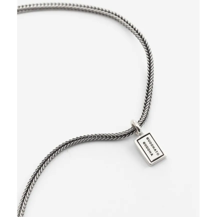 Buddha to Buddha Stacking Ketting Barbara Zilver 46-50 cm Sale