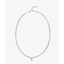 Buddha to Buddha Stacking Ketting Venetian Zilver 46-50 cm Online