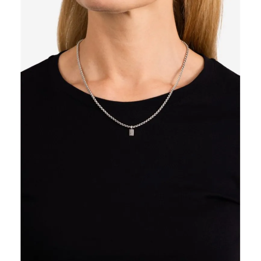 Buddha to Buddha Stacking Ketting Venetian Zilver 46-50 cm Online