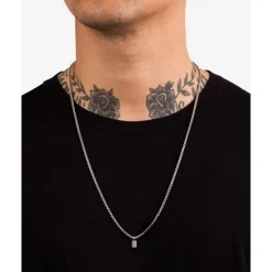 Buddha to Buddha Stacking Ketting Venetian Zilver 61-65 cm Discount