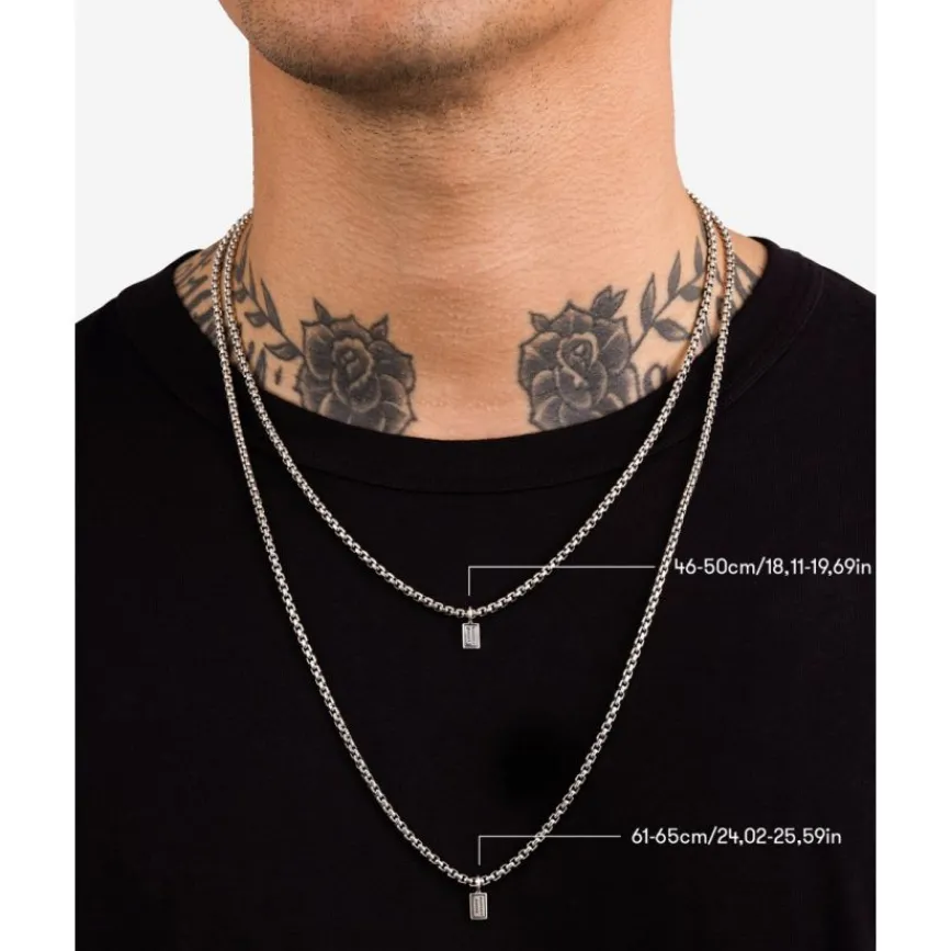 Buddha to Buddha Stacking Ketting Venetian Zilver 46-50 cm Online