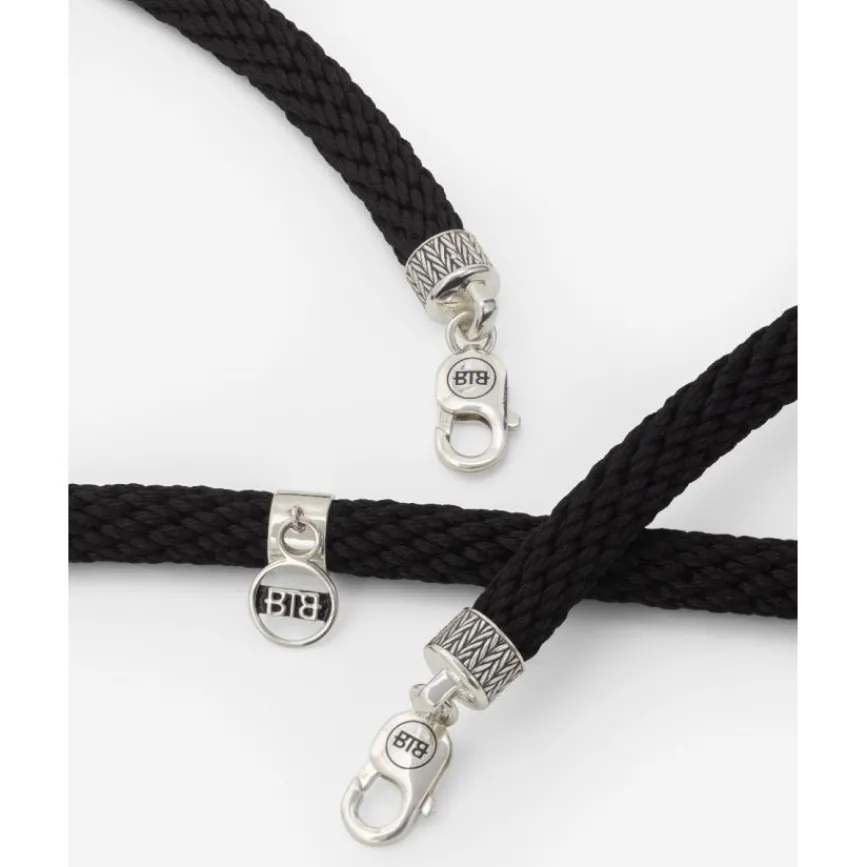 Buddha to Buddha Telefoon Koord Zilver Zwart New